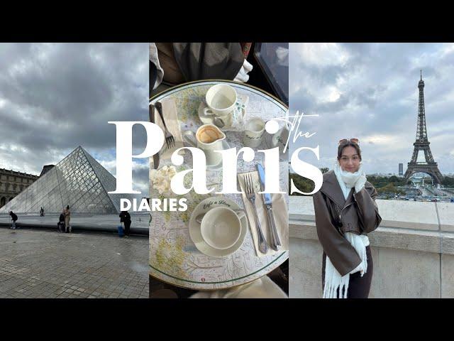 PARIS DIARY | first time in the city, travel VLOG, cafes, bakeries, city guide, museums, fall vibes