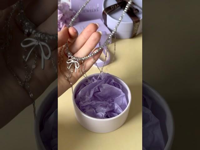 Упаковываю новый заказ  #jewelry #украшенияскамнями #unboxing #украшения #чокер #бантик #бижутерия