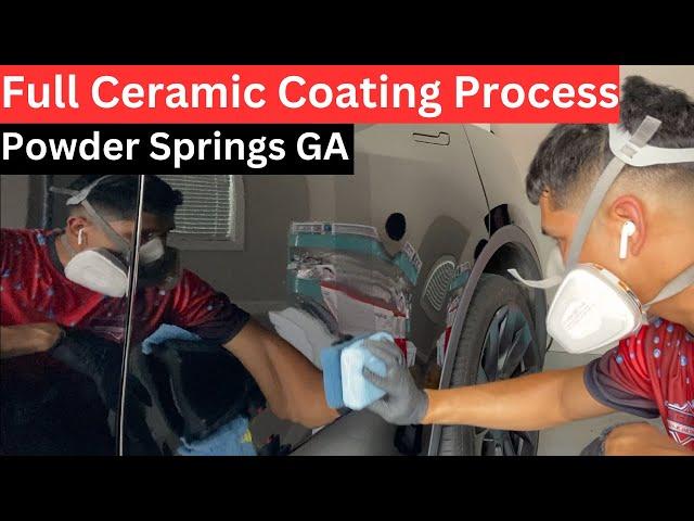 Full Ceramic Coating Process! Powder Springs GA