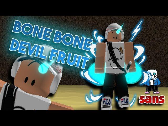 BONE BONE DEVIL FRUIT SHOWCASE! | One Piece Open Seas | ROBLOX