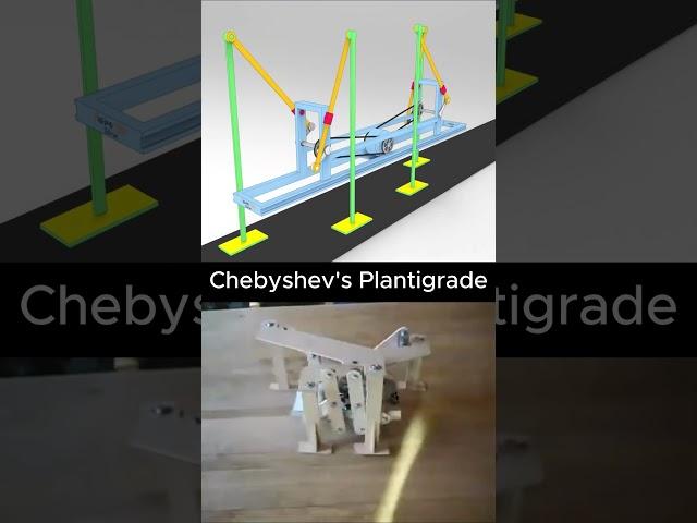 Chebyshev's Plantigrade Machine #design #mechanical #engineering #Mechanism #fusion360 #cad