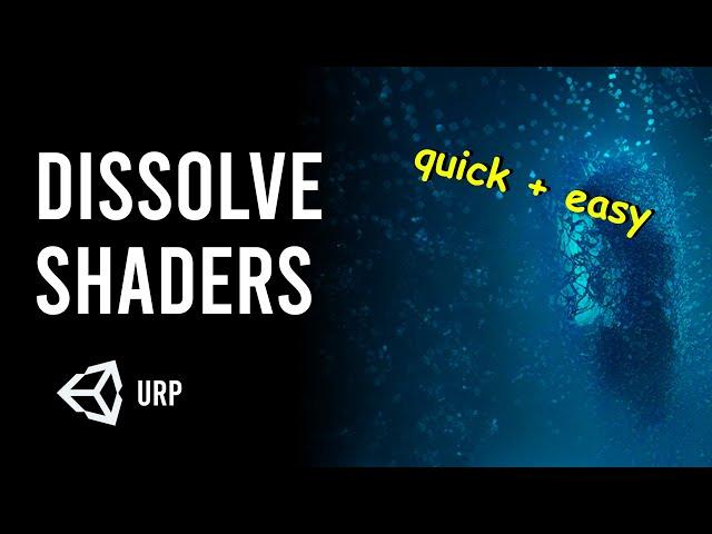 Unity Dissolve Shader Tutorial (URP shader graph)