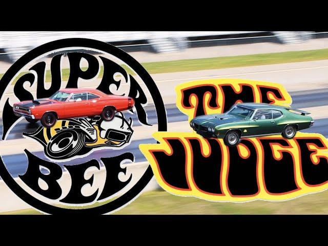 1970 Pontiac GTO Judge vs 1969 Dodge Super Bee | FACTORY STOCK DRAG RACE