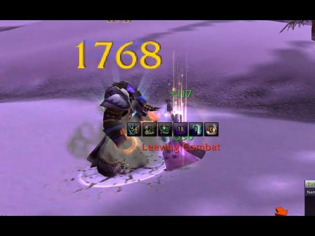 World Of Warcraft Turtle WoW - Shadow Priest Vs Druid *BIG DAMAGE