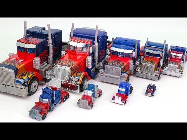 Transformers Movie Leader ~ Mini 9 Size optimus prime Truck Vehicle Transform Robot Car Toys