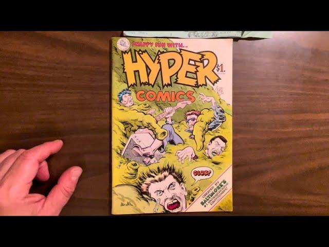 Hyper Comics: Steve Stiles bizarro solo UG! Fish fighting, robots on acid, bears dressed like KISS!