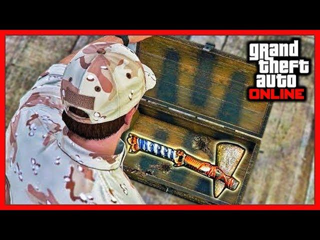 GTA 5 Online: КАМЕННЫЙ ТОПОР из RDR2 / Как получить? / Где найти СОКРОВИЩЕ?