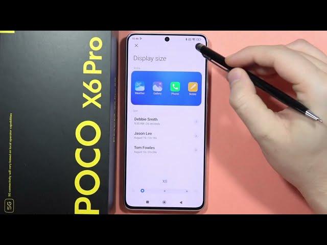 POCO X6 Pro: Change Display Size - Adjust DPI on POCO X6 Pro #howtodevicess