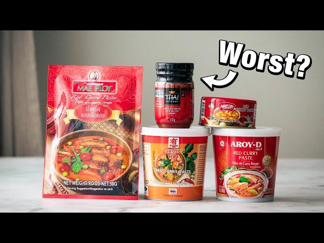 The BEST and WORST Thai Curry Paste - Taste Test!