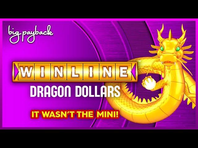 IT WASN'T THE MINI! Winline Dragon Dollars Slot - NICE!