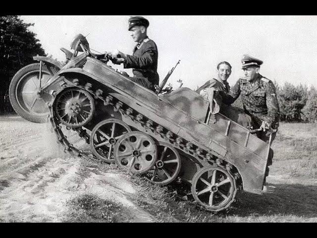 Sd.Kfz. 2.Kettenkrad HK 101. Необычный мотоцикл Вермахта.(Перезалив по авторским правам)