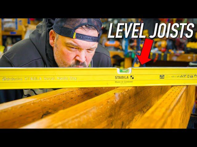 Get the Best Joist Leveling Techniques || Dr. Decks