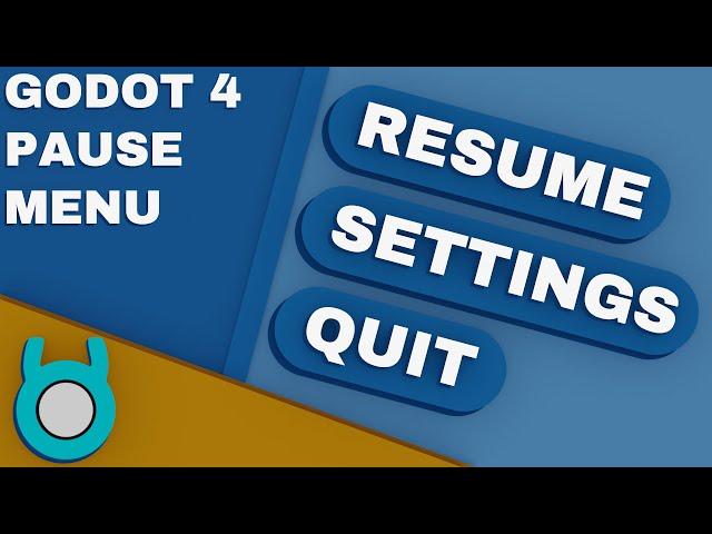 Godot 4 Pause Menu Tutorial