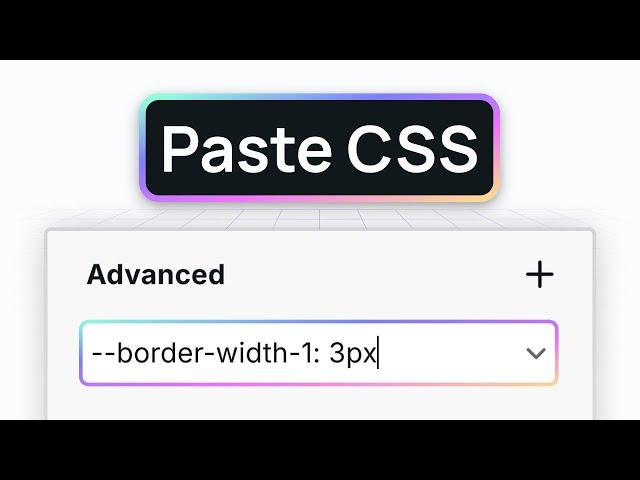 Pasting CSS now possible in Webstudio!