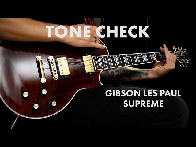 TONE CHECK: 2023 Gibson Les Paul Supreme Guitar Demo | Cream City Music