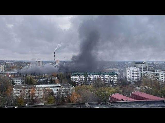 Пожар в Пензе сегодня горит ТЦ Красные Холмы людей эвакуируют