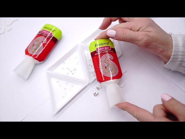 Как правильно клеить стразы индийским клеем Fevicryl Fabric Glue