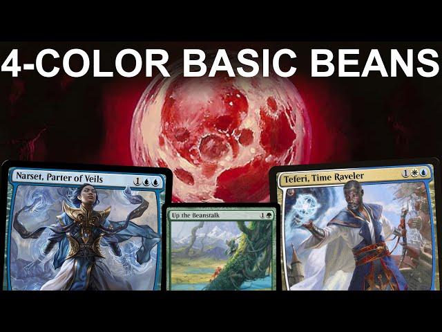 BASIC BEANS! Legacy 4-Color Up The Beanstalk Control. Resilient Basic Land Heavy Version MTG