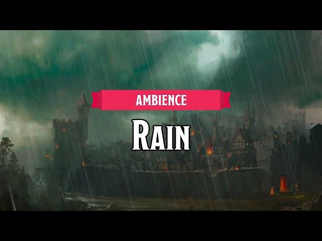 Rain | D&D/TTRPG Ambience | 1 Hour