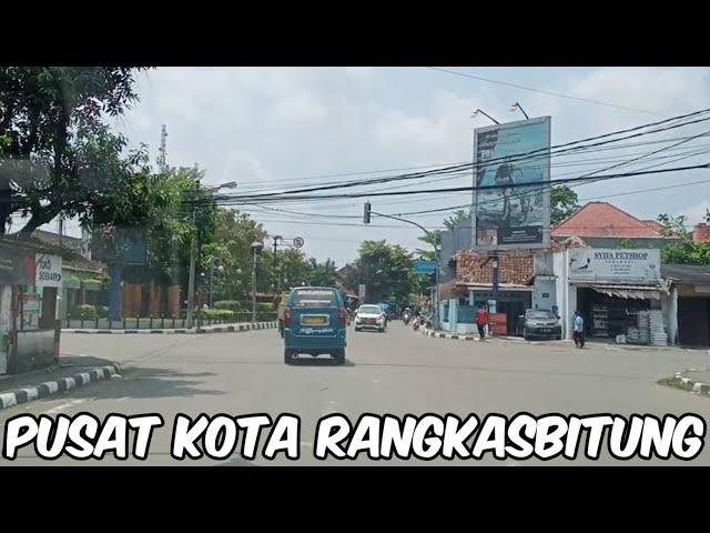 Pusat Kota Rangkasbitung,. Suasana Minggu Siang