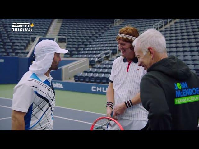 Peyton Manning & John McEnroe play doubles tennis | McEnroe's Places