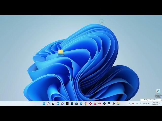 How to make a folder in windows 11