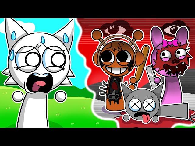 Incredibox Sprunki - WHO KILLED GREY?! Wenda's SAD STORY Cartoon Animation