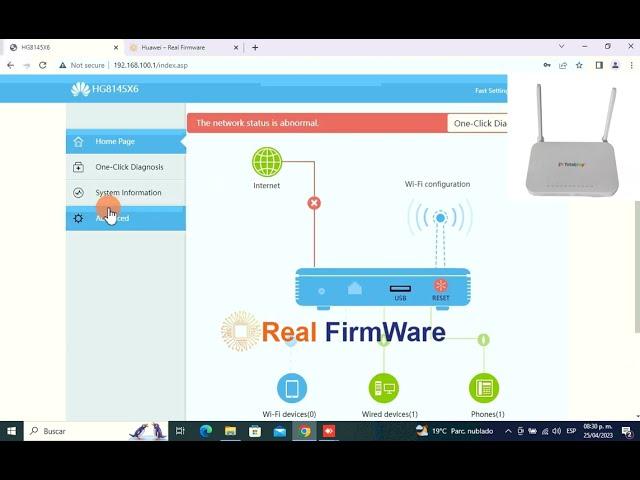 FIRMWARE UNLOCK HUAWEI HG8145X6 TOTALPLAY MEXICO