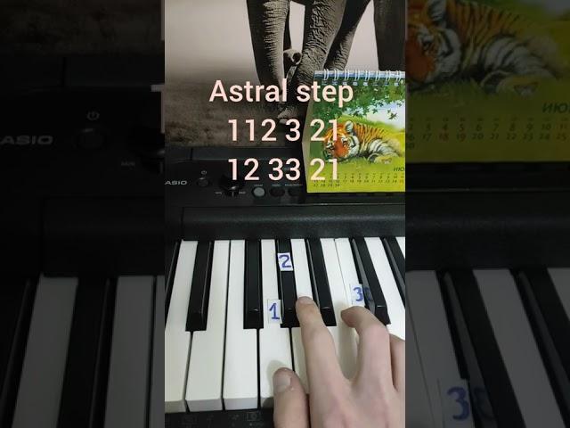Astral step–Shadowraze on piano