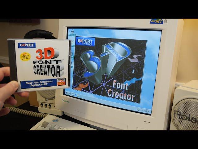 3D Font Creator for Windows 95