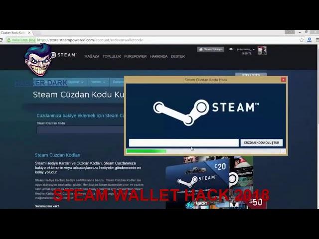 Steam Hile - Wallet Cod Hack , Cüzdan Kodu Hilesi , Bedava Oyun Hilesi # 12.08.2018 Güncellendi!