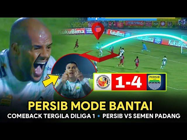 COMEBACK TERGILAPersib Bantai Semen Padang‼️Full Drama Persib vs Semen Padang