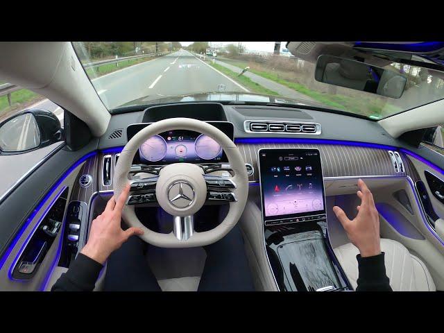 NEW Mercedes S-Class POV Drive! S-Class Interior Ambiente S500