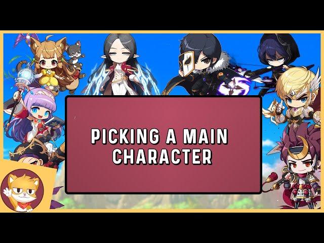 Picking a Main Character in MapleStory | GMS 2021