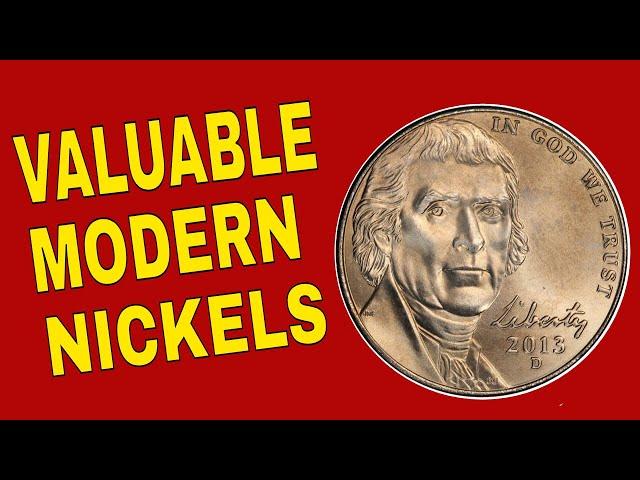 5 Modern nickels to look for! Valuable nickels worth money!