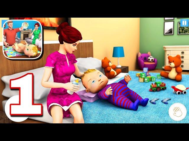 Virtual Mother Baby Sim Games - Naughty Baby Gameplay Walkthrough Part 1