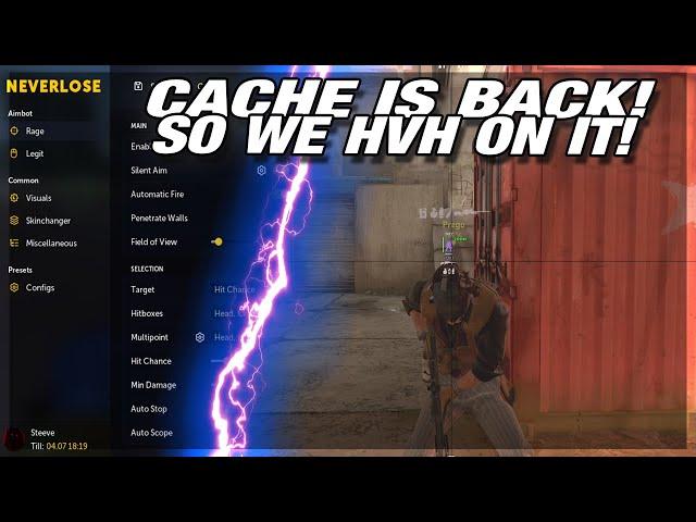 The First CS2 Cache HVH! ft. @NoHyper | Neverlose.cc