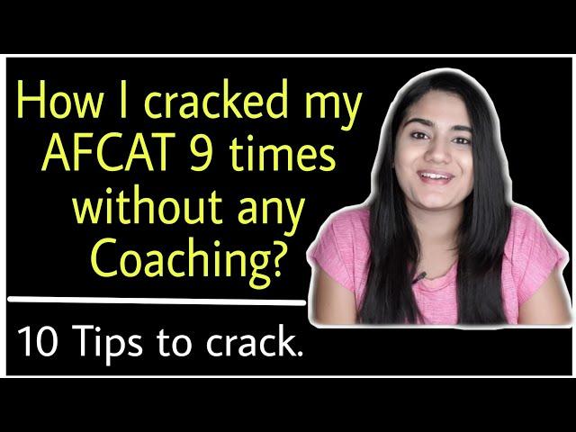 How to Crack AFCAT exam without Coaching in 1st Attempt? 10 Tips & Tricks to Clear Air Force Exam