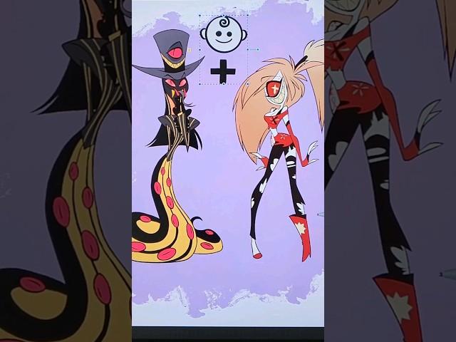 Sir Pentious and Cherri bomb from Hazbin Hotel ️ #hazbinhotel #drawing #art #cute #animeart #diy