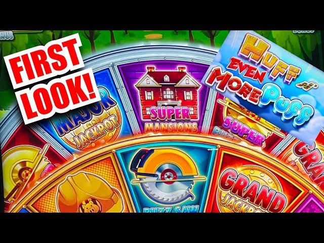 ️First LookHuff n Even More PuffALL FEATURES & BONUS WINS | New Slot Machines 2023 G2E Vegas