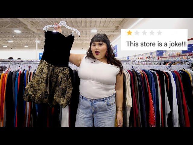 i went to the WORST RATED THRIFT STORE! 