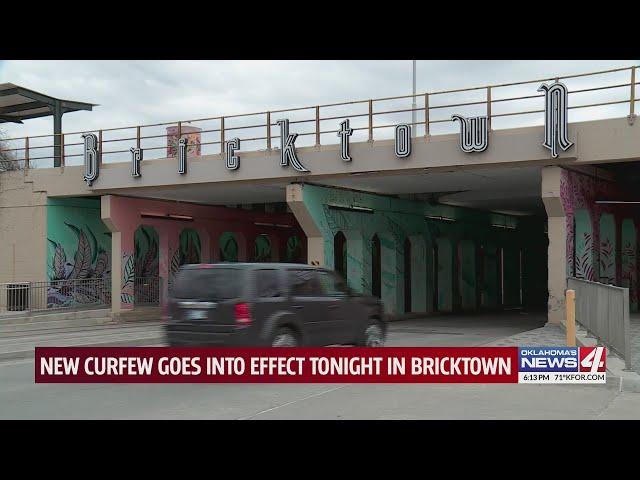 New curfew goes into effect tonight in Bricktown