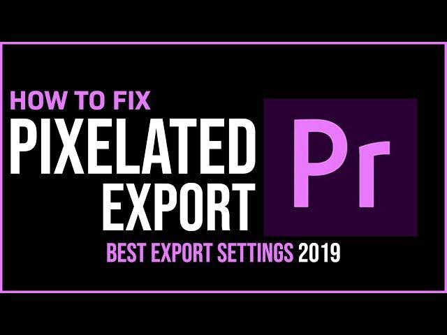 How to export High quality video in premiere pro | Pixelation in premier pro Fixed GoPRO Video