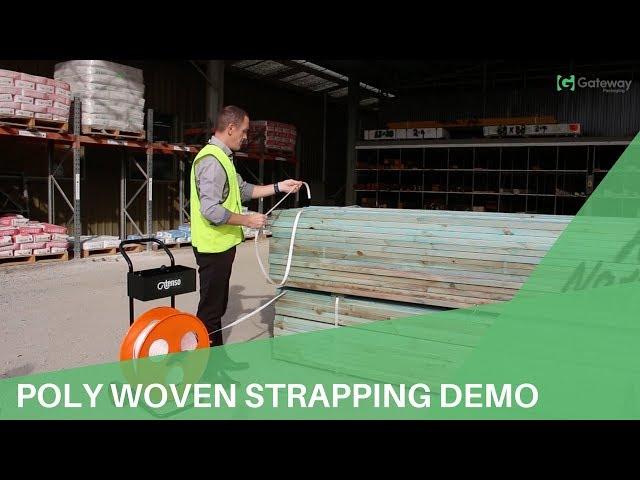 How To Apply Poly Woven Strapping | A Gateway Packaging Original