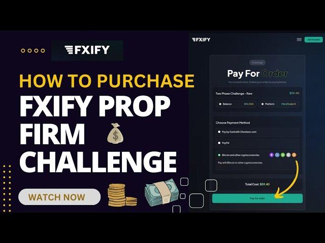 How to Purchase FXIFY PROP FIRM CHALLENGE | STEP BY STEP