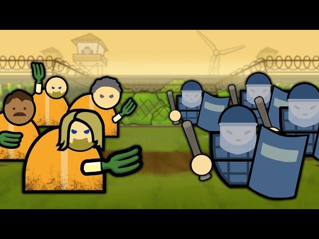 Forcing my Prisoners to Make Me MONEY in Prison Architect Going Green Gameplay!