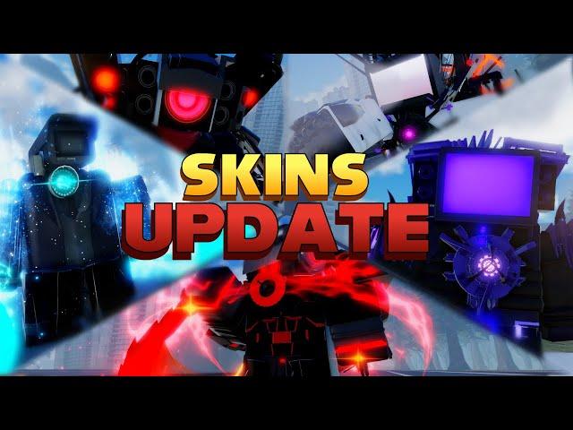 SKINS UPDATE || SKIBIDI TOILET BLOCKADE BATTLEFRONT || ROBLOX