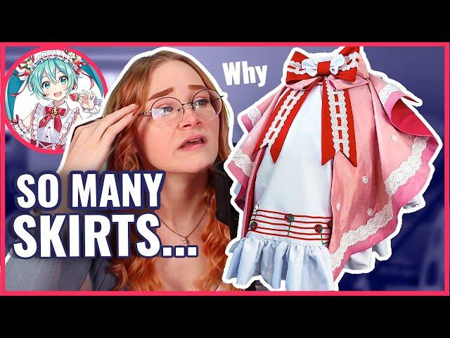 How I made my Miku X Strawberry Cosplay | The Skirts