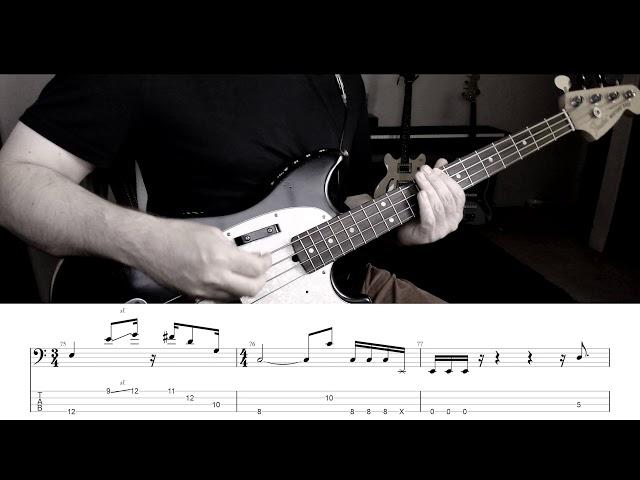 Pigs by Pink Floyd Bass Cover with Tab in Video: Roger Waters