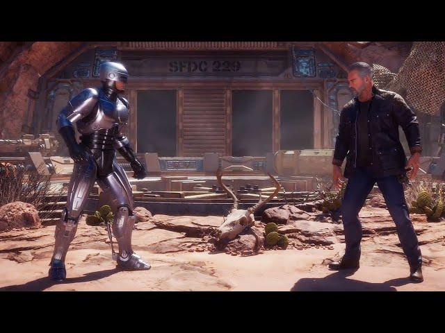 MORTAL KOMBAT 11 RoboCop vs Terminator Full Fight Gameplay 1080p 60FPS